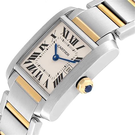 cartier french tank bicolore|cartier tank française watch.